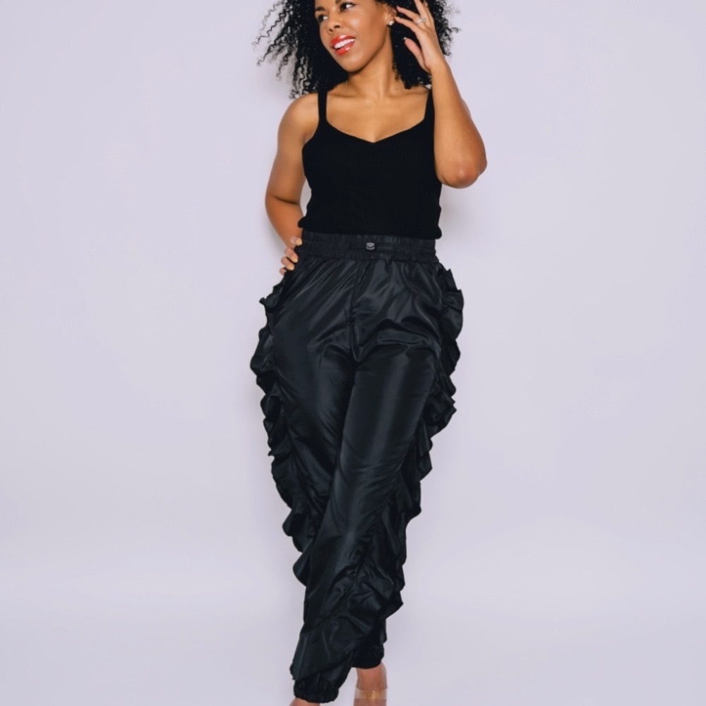 Side of Ruffles Jogger Pant